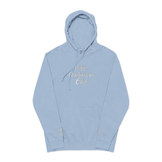 Hoodie — Dope Blackman Club Pigment-Dyed Pullover