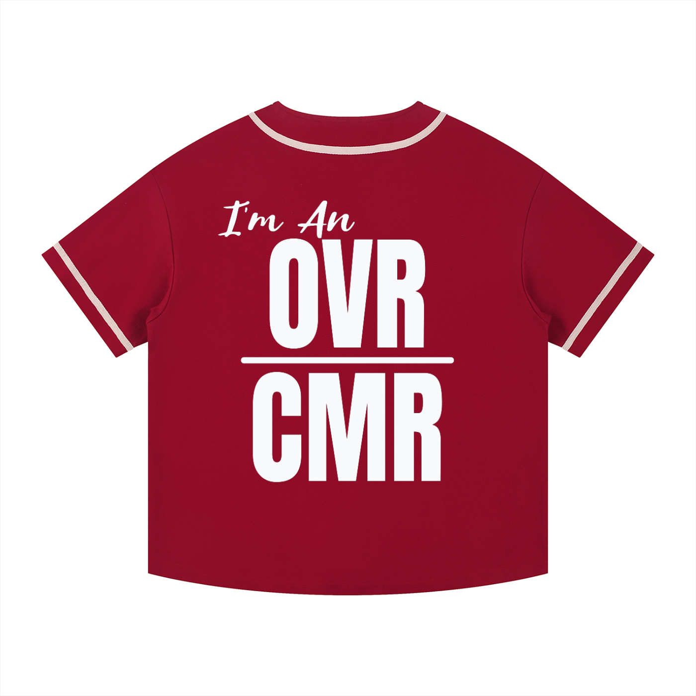 Overcomers Worship — Contrast Piped Button-Up Jersey