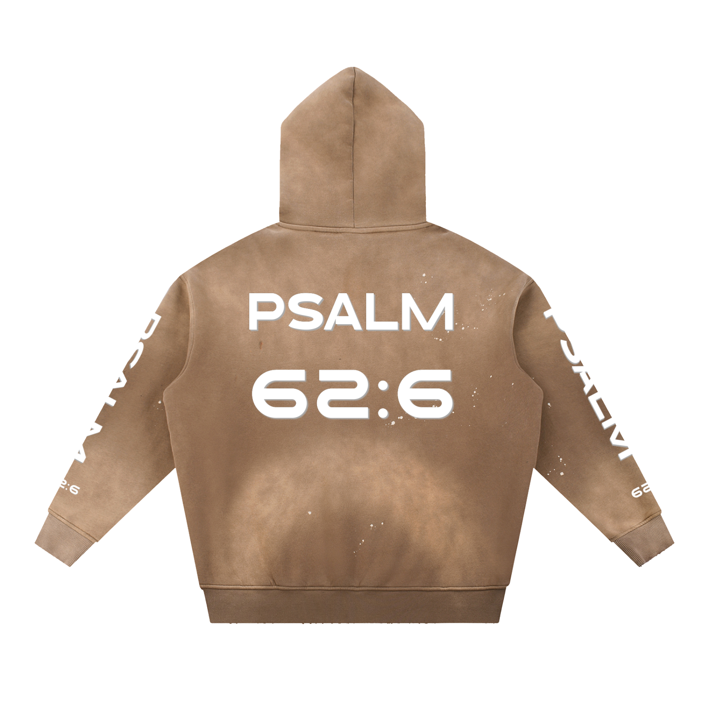 Vintage Washed Frayed Fleece Hoodie