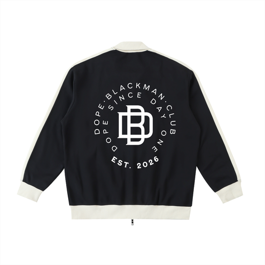 Dope Blackman Club Contrast Trim Stand Collar Jacket