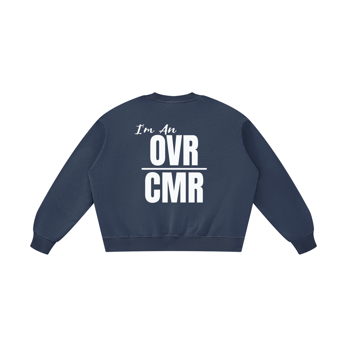Overcomers Worship Vintage Washed Boxy Sweatshirt