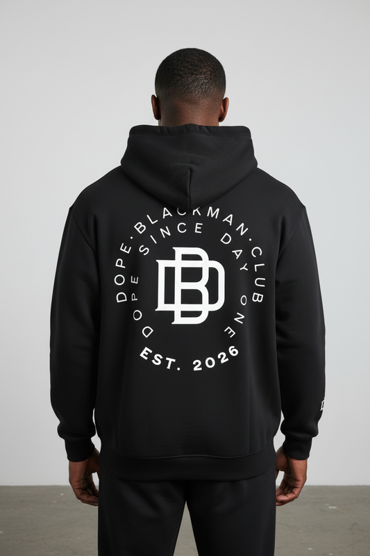 Hoodie Back View on Model