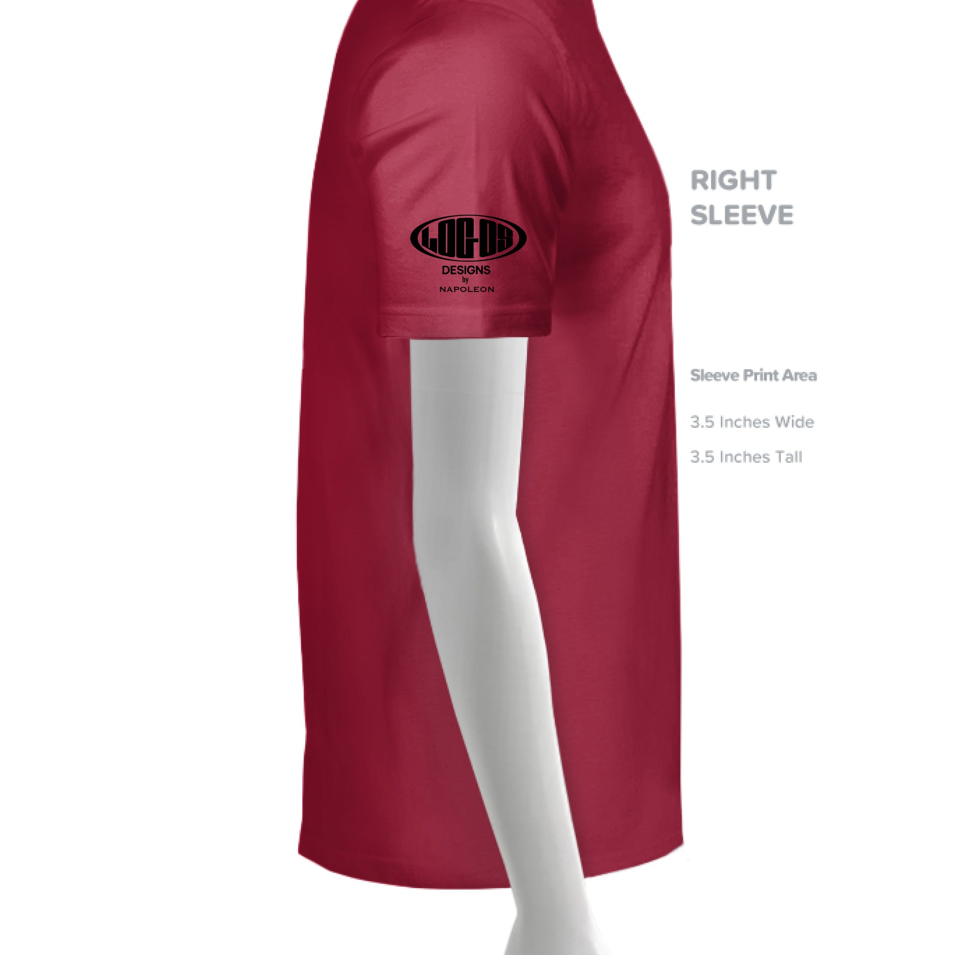 CHERRY RED - SLEEVE_RIGHT