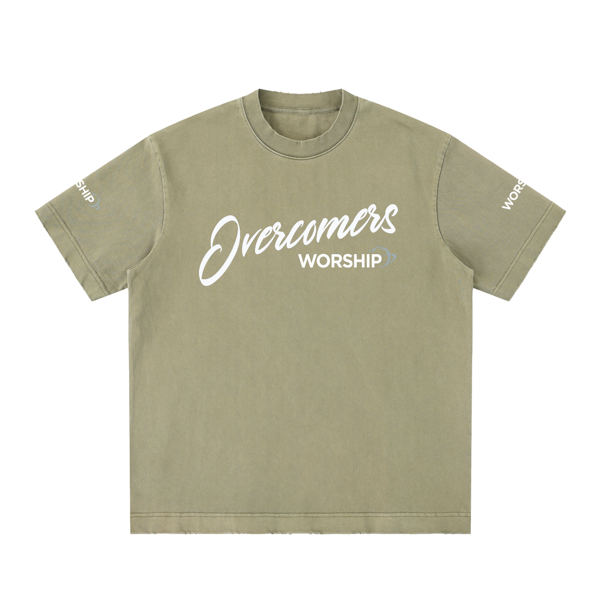 Heavyweight Vintage Washed Frayed T-Shirt