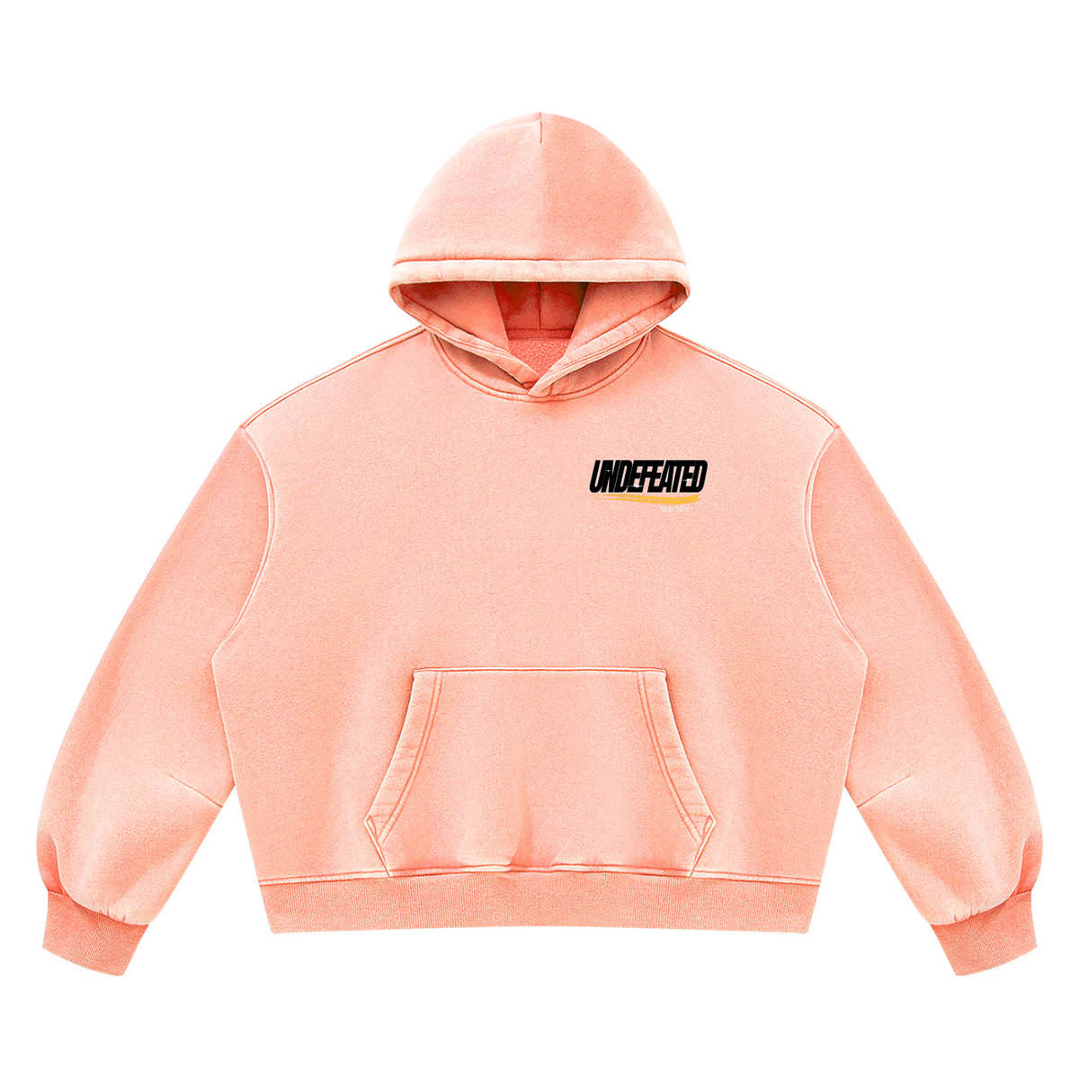 Unisex Vintage Wash Boxy Fleece Hoodie