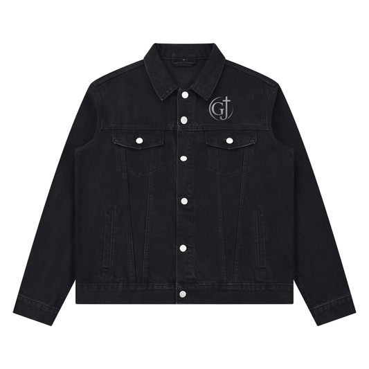 Unisex Vintage Wash Denim Jacket (GJ)