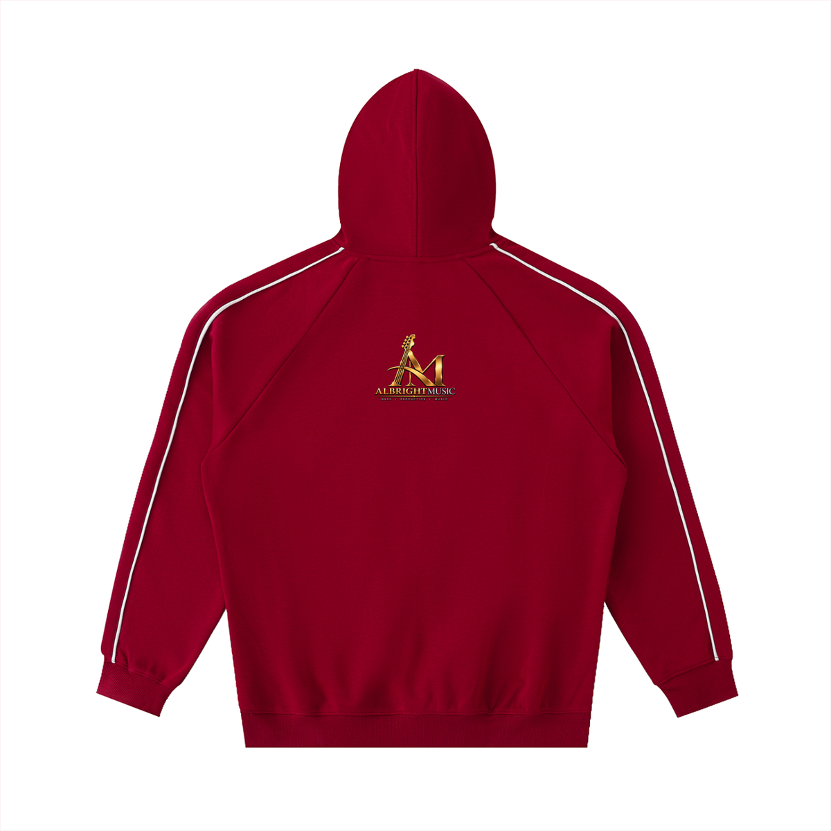 Contrast Piping Raglan Hoodie (AM)