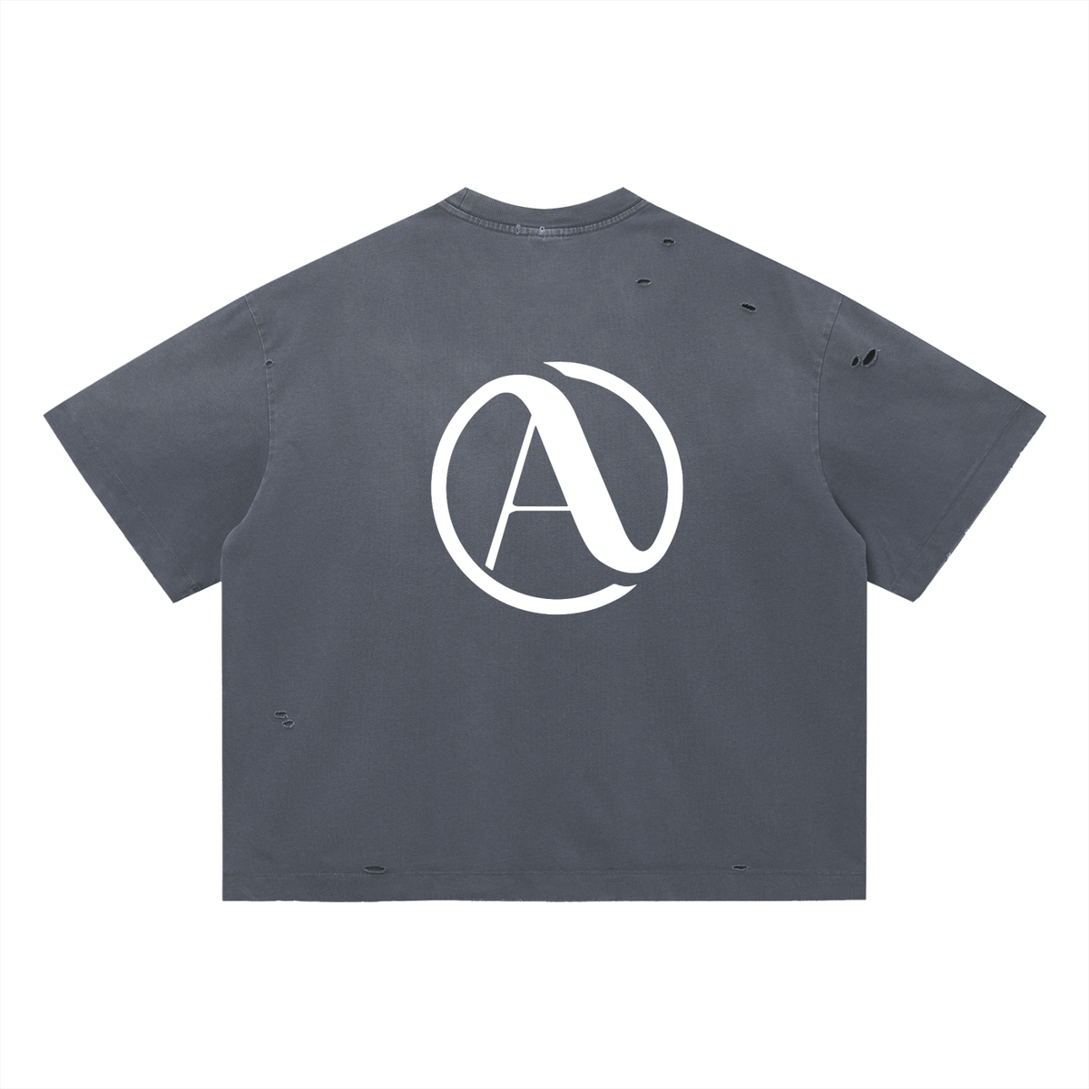 Vintage Washed Distressed Boxy Oversized T-Shirt