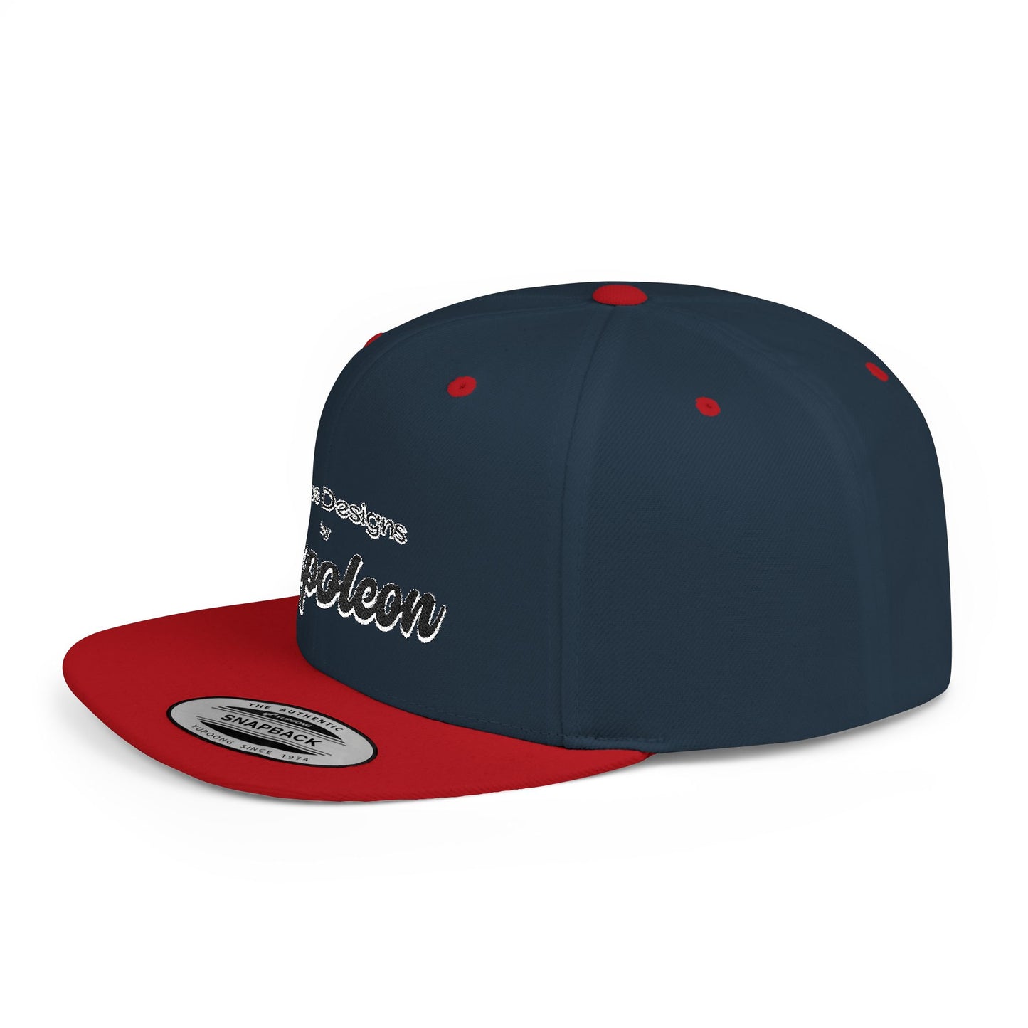 Napoleon Logo Flat Bill Snapback Hat