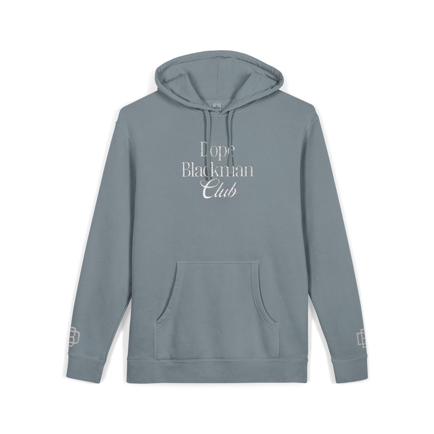 Hoodie — Dope Blackman Club Pigment-Dyed Pullover