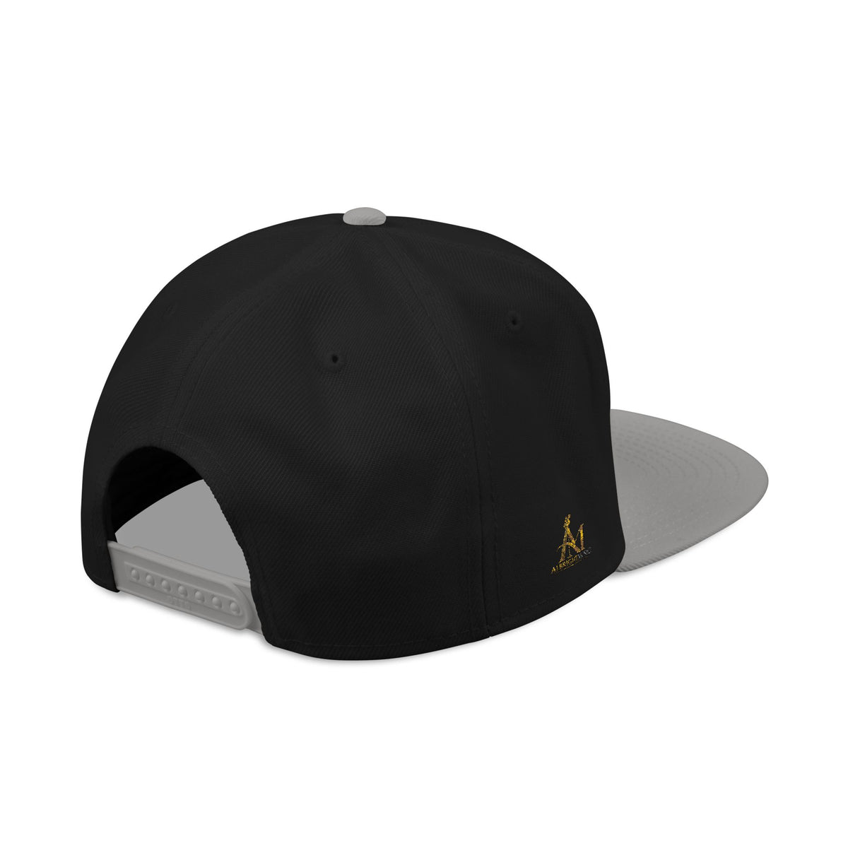 Embroidered Gold 'A' Logo Snapback Hat — Urban Music Streetwear Cap (AM)