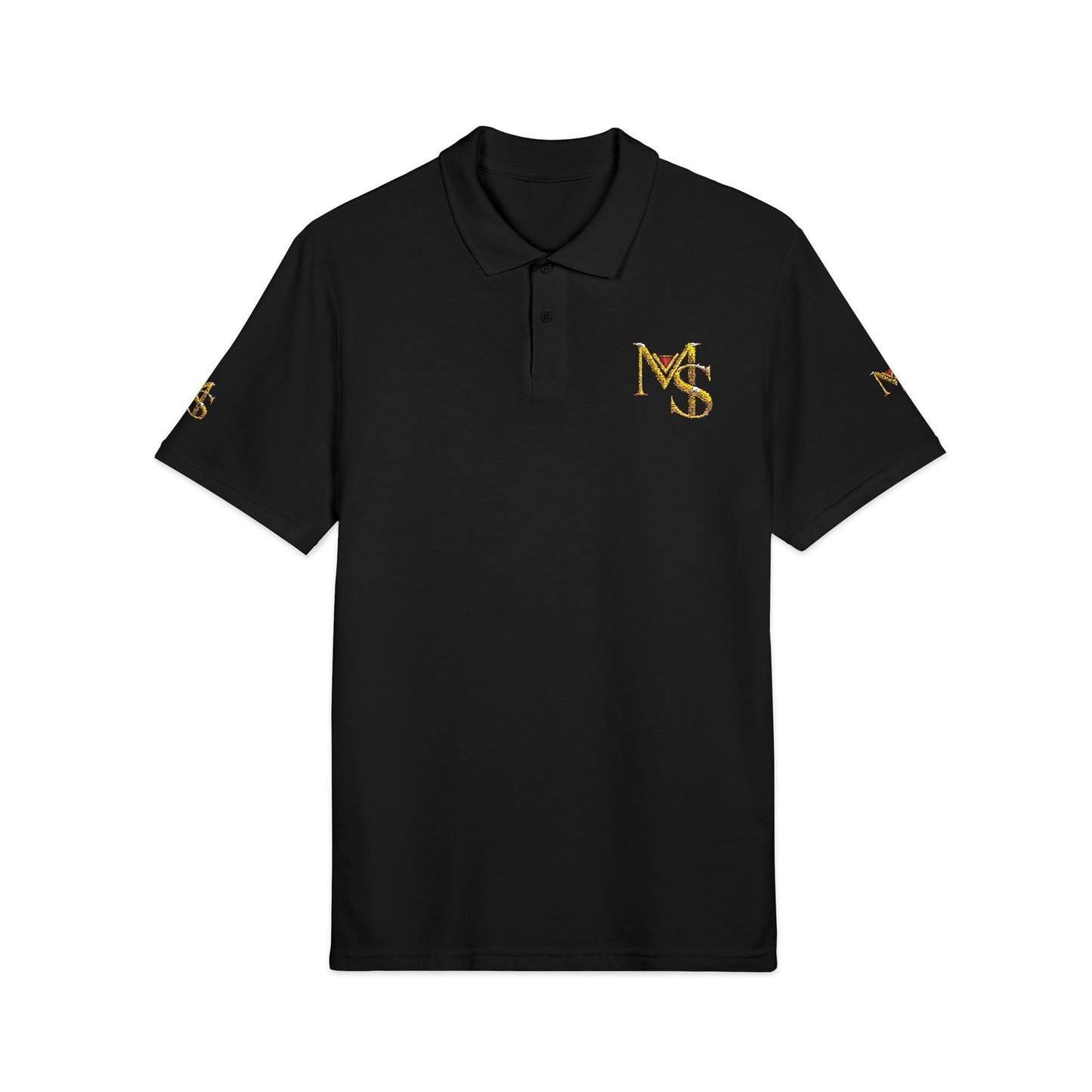 Embroidered Gold Bee Polo