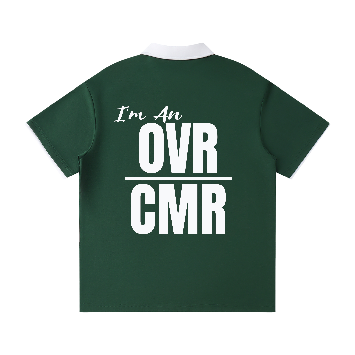 Overcomers Worship Contrast Collar Raglan Polo