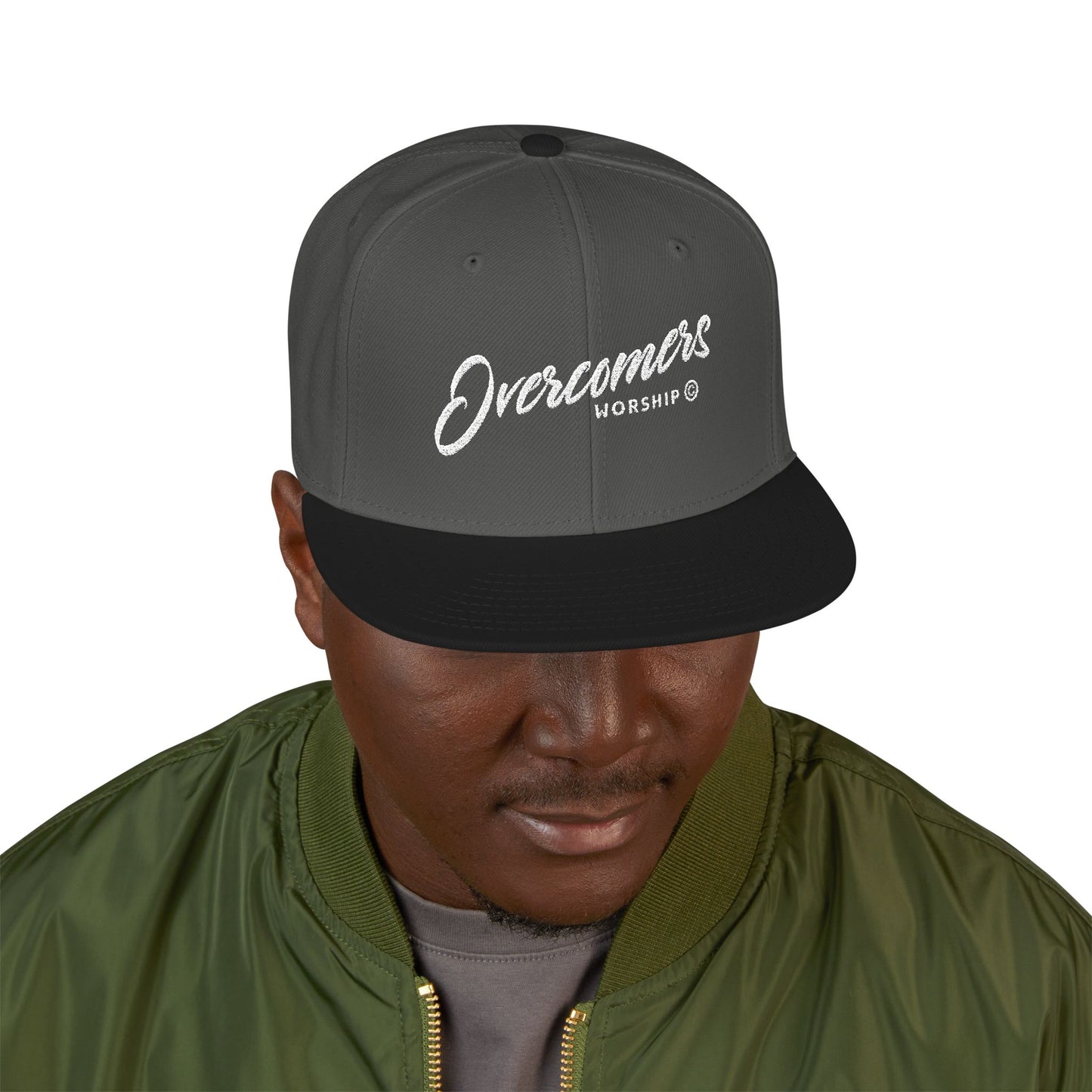Embroidered 'Dreamers' Snapback Hat – Flat Brim Adjustable Cap