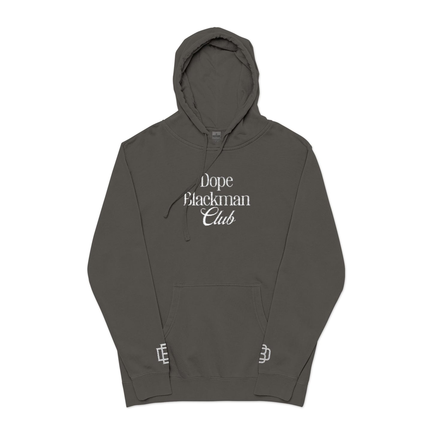 Hoodie — Dope Blackman Club Pigment-Dyed Pullover