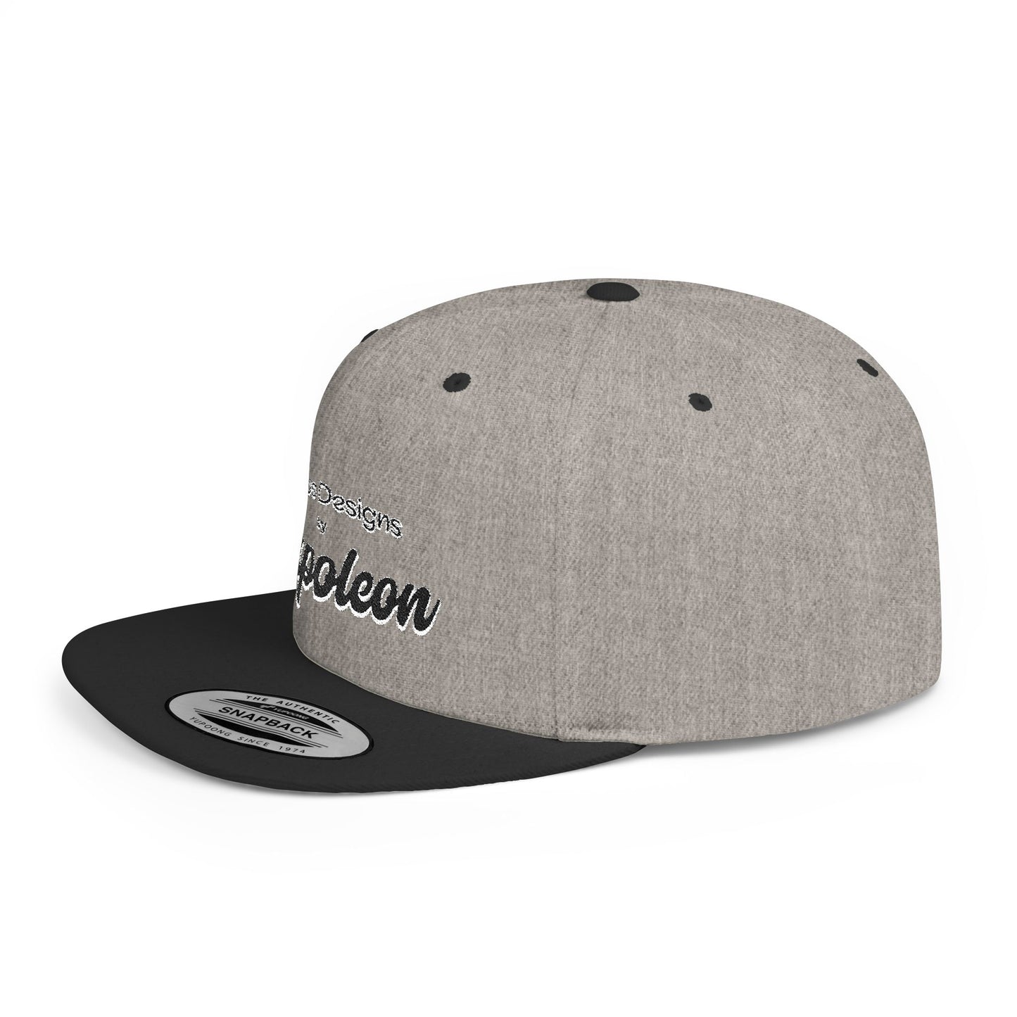 Napoleon Logo Flat Bill Snapback Hat