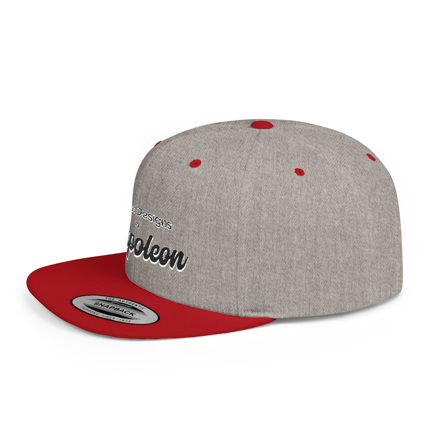 Napoleon Logo Flat Bill Snapback Hat