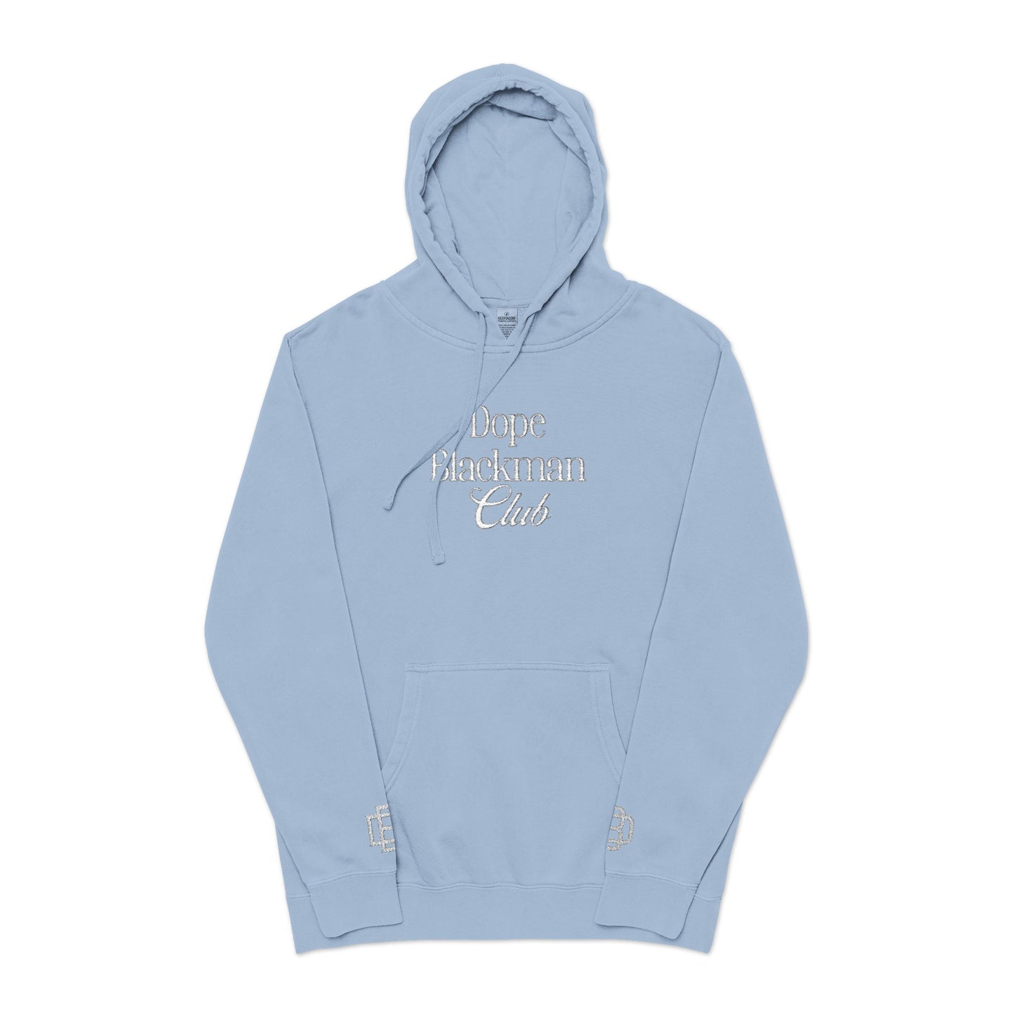 Hoodie — Dope Blackman Club Pigment-Dyed Pullover