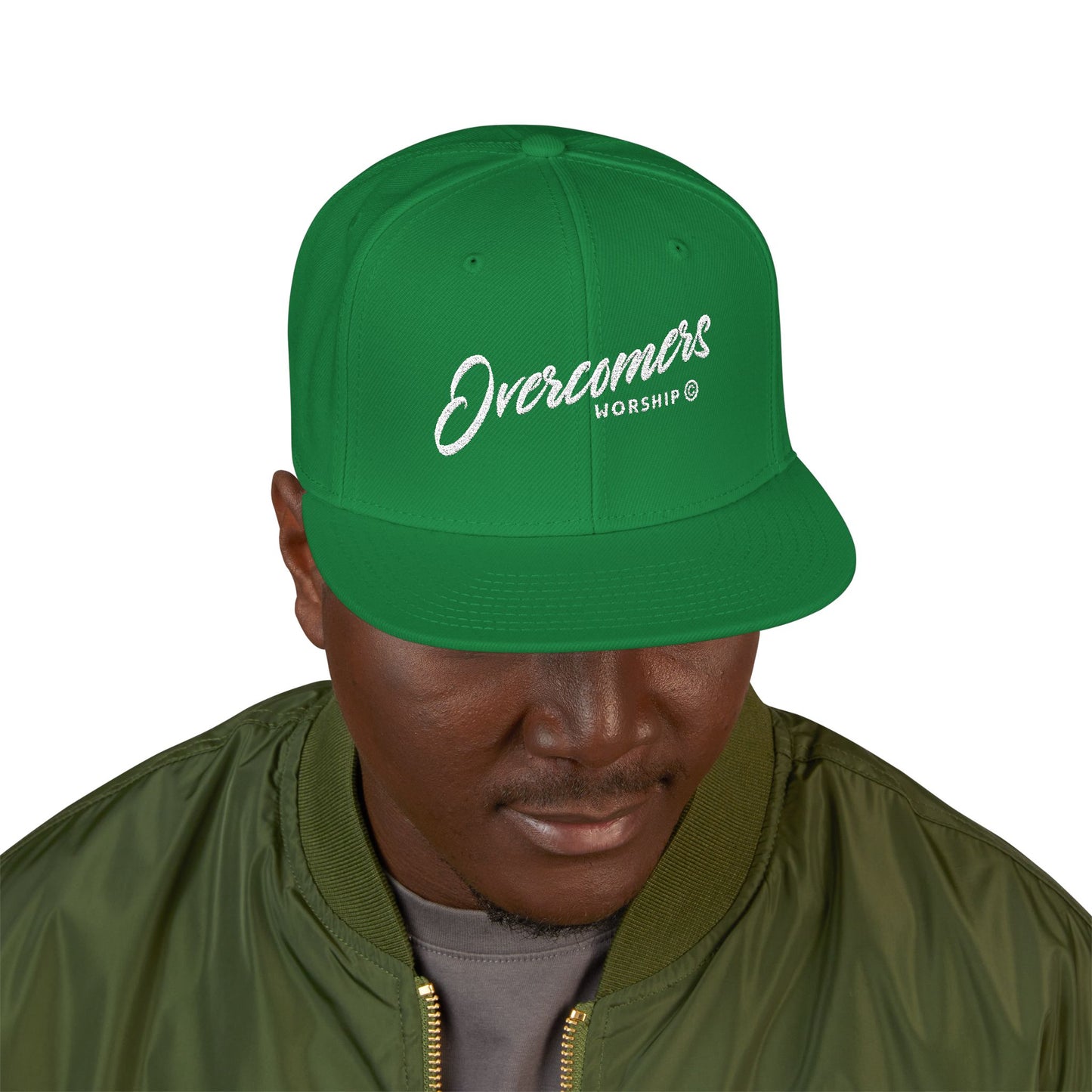 Embroidered 'Dreamers' Snapback Hat – Flat Brim Adjustable Cap