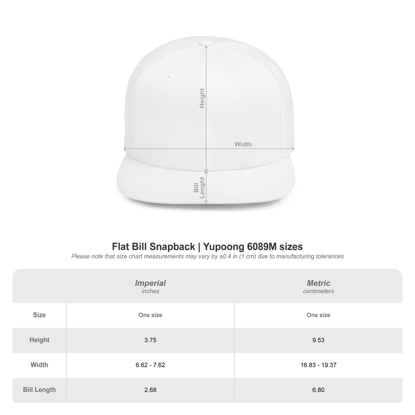 Napoleon Logo Flat Bill Snapback Hat