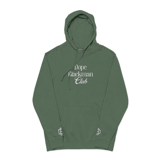 Hoodie — Dope Blackman Club Pigment-Dyed Pullover