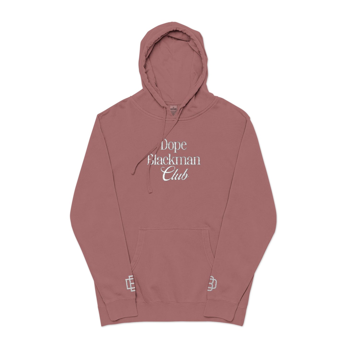 Hoodie — Dope Blackman Club Pigment-Dyed Pullover
