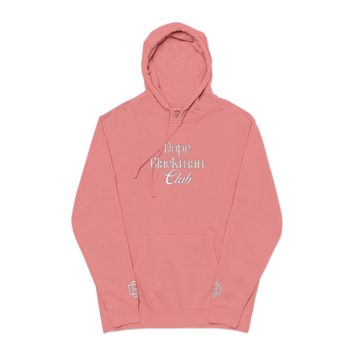 Hoodie — Dope Blackman Club Pigment-Dyed Pullover