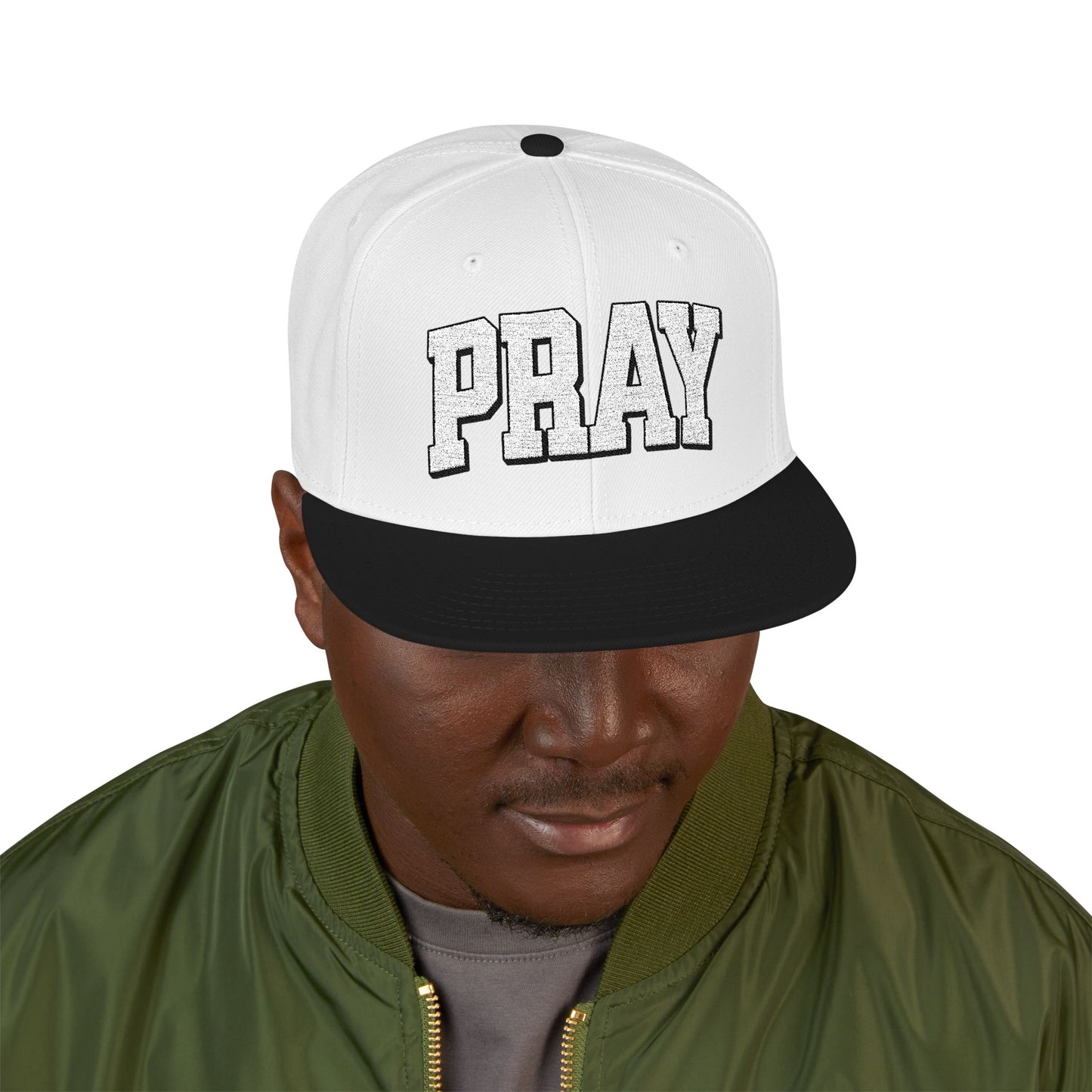 Embroidered PRAY Snapback