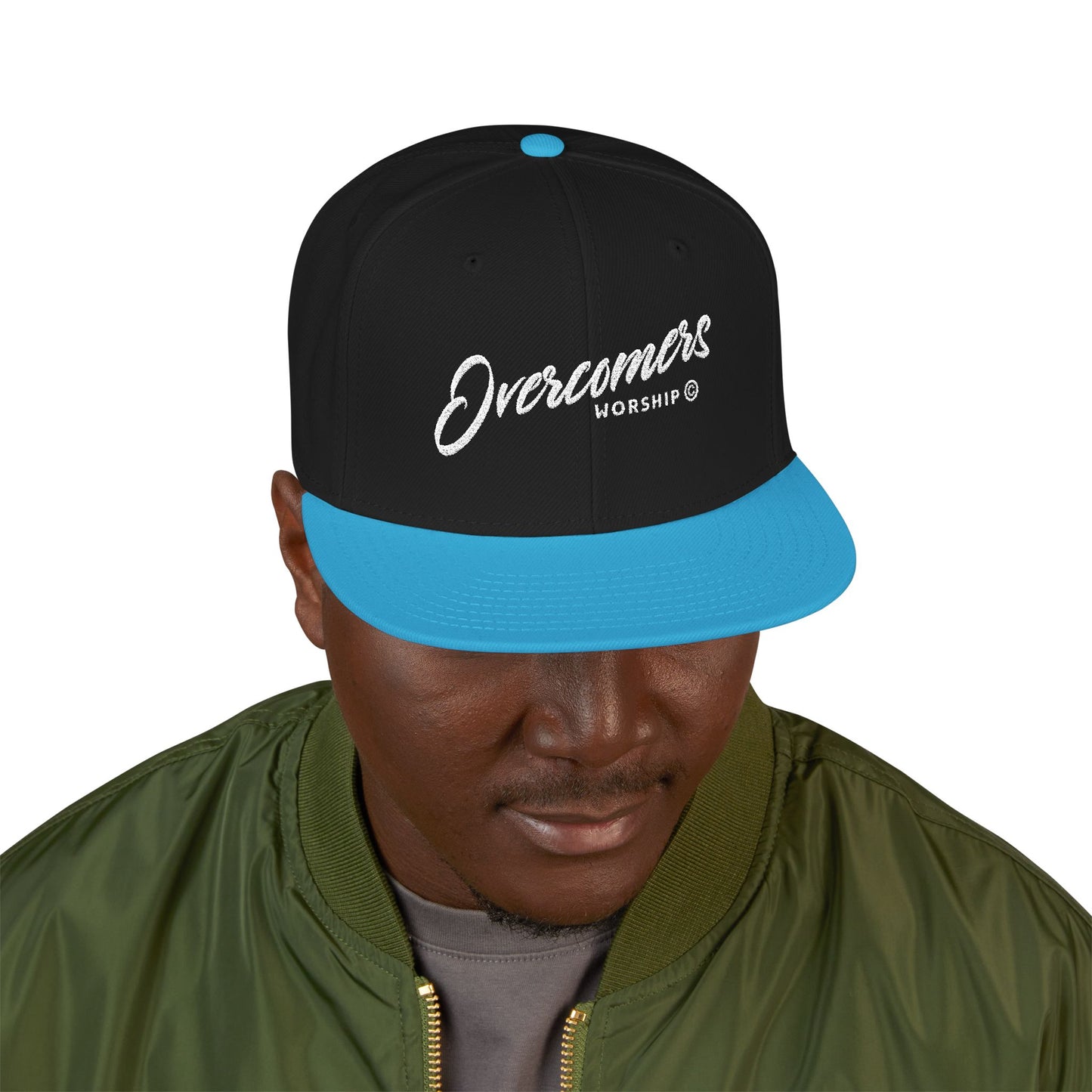 Embroidered 'Dreamers' Snapback Hat – Flat Brim Adjustable Cap