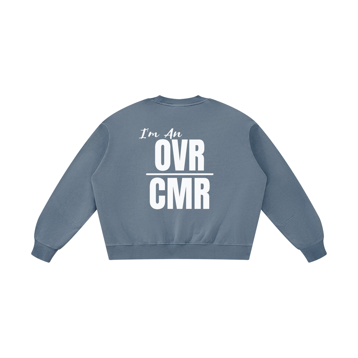 Overcomers Worship Vintage Washed Boxy Sweatshirt