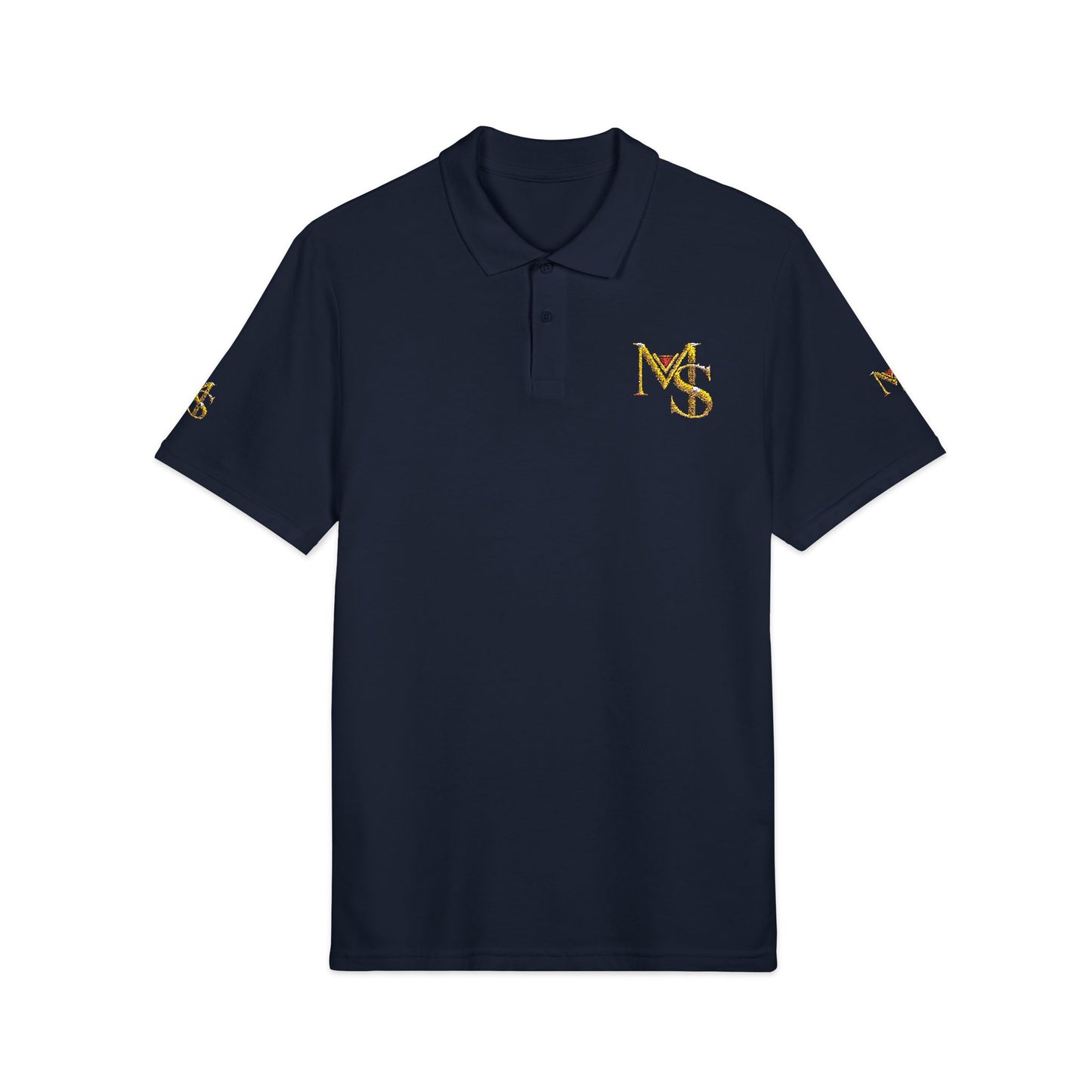 Embroidered Gold Bee Polo