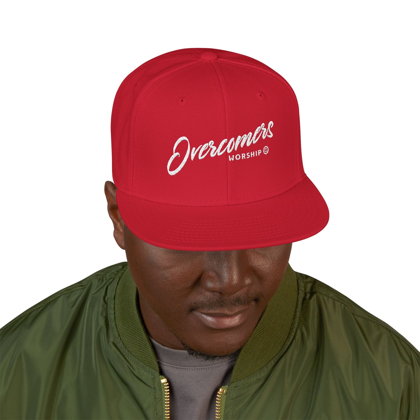 Embroidered 'Dreamers' Snapback Hat – Flat Brim Adjustable Cap