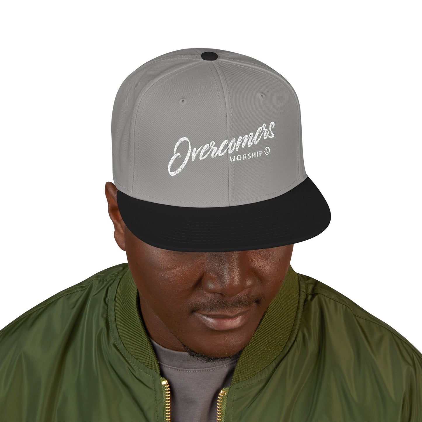 Embroidered 'Dreamers' Snapback Hat – Flat Brim Adjustable Cap