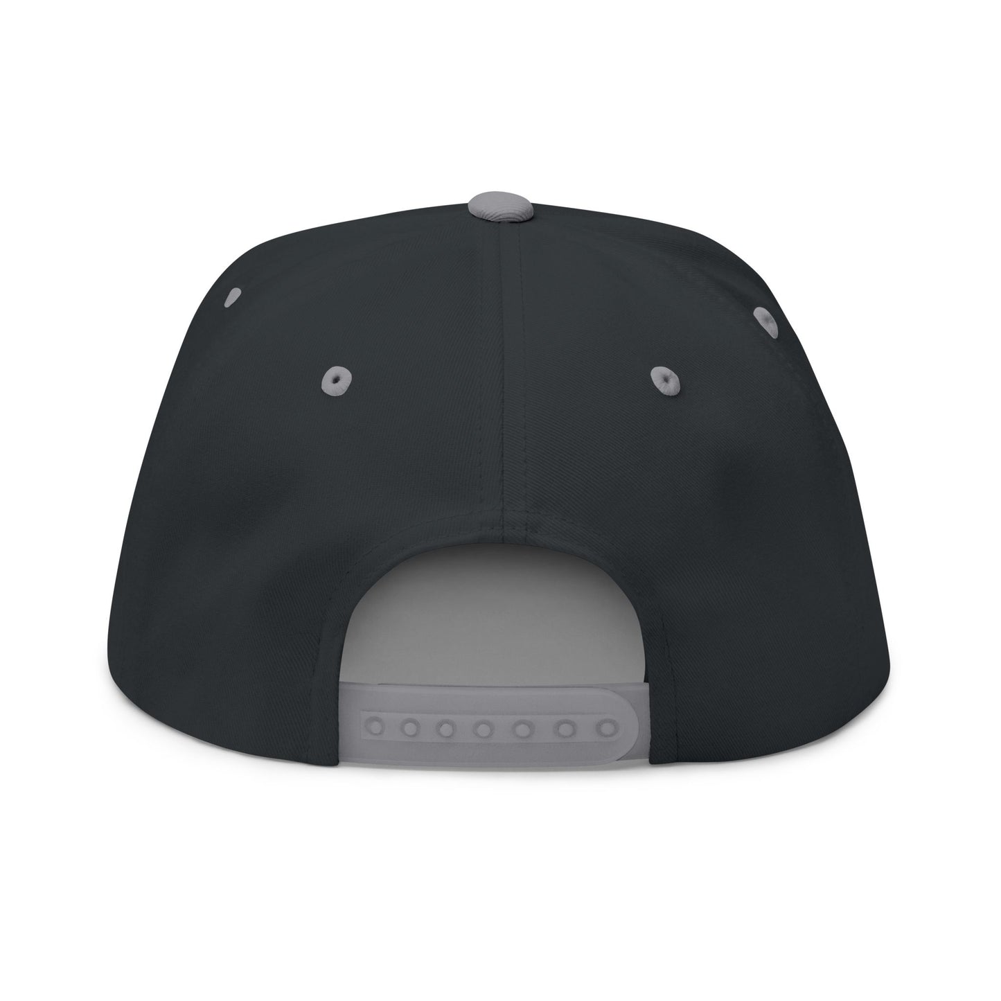 MS Embroidered Gold Monogram Flat Bill Cap
