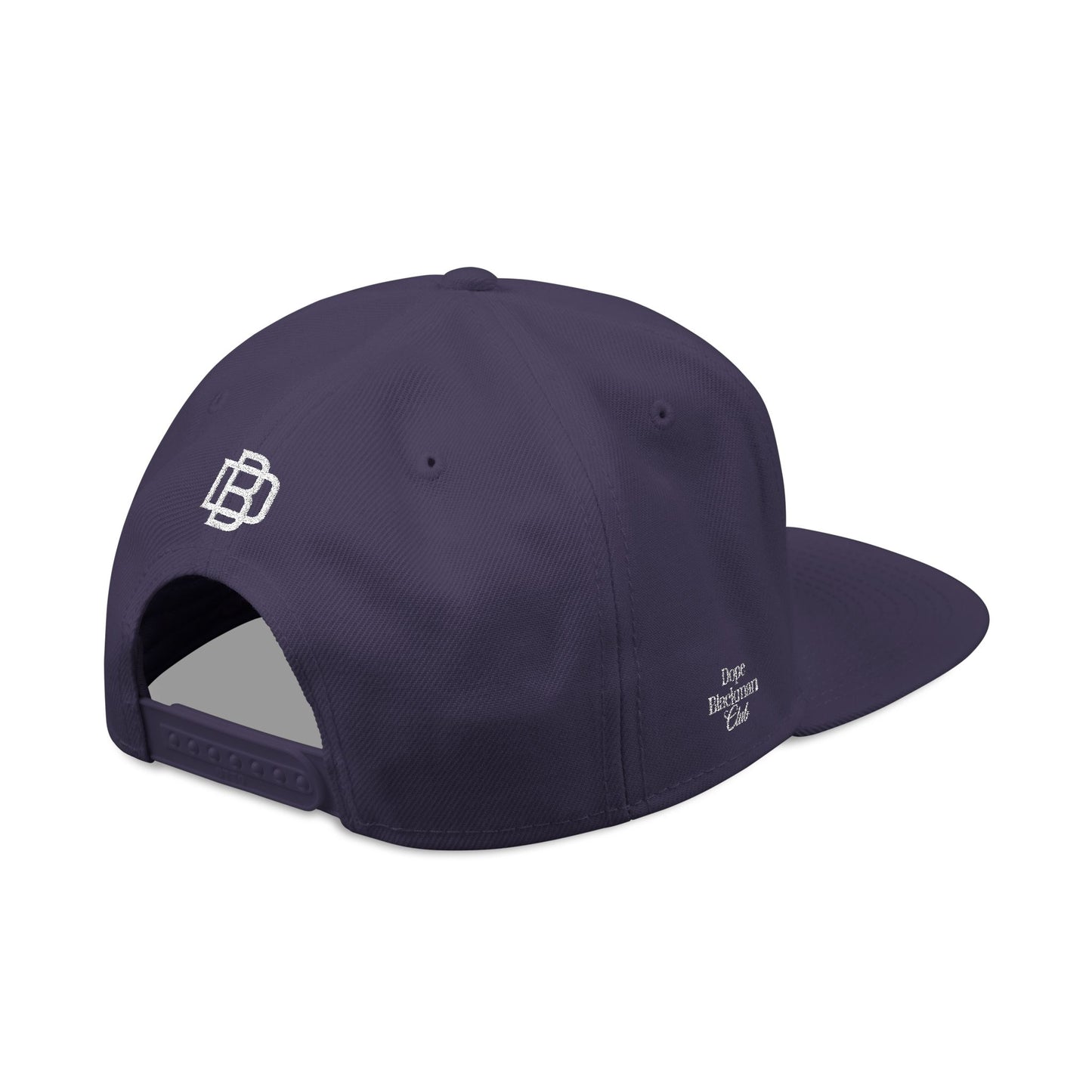 Snapback Hat — "Dope Blackman Club" Embroidered Streetwear Cap