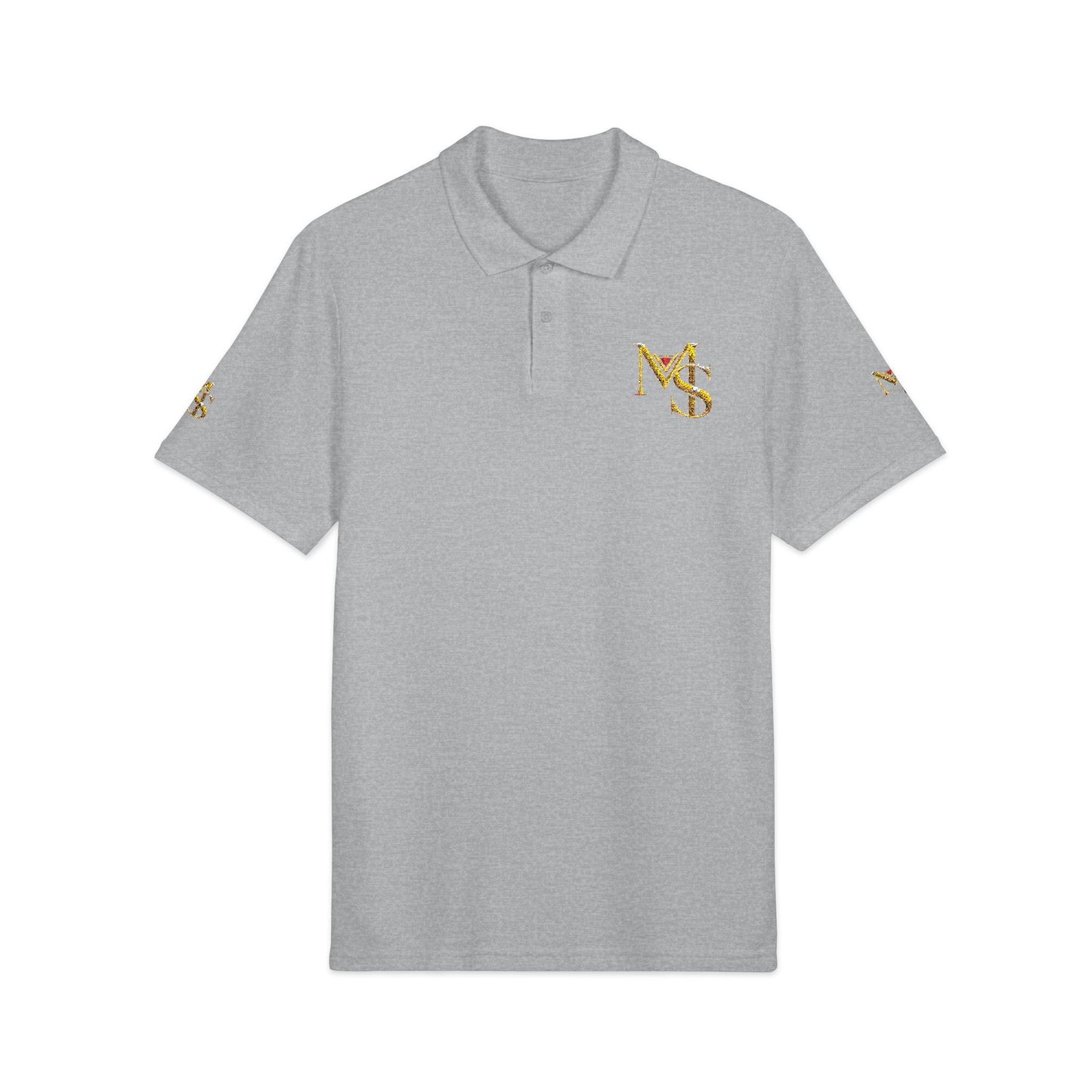 Embroidered Gold Bee Polo