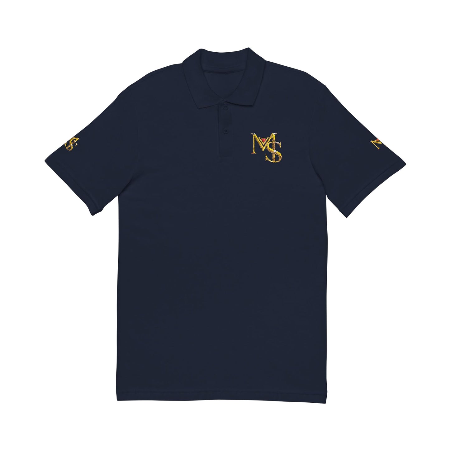 Embroidered Gold Bee Polo