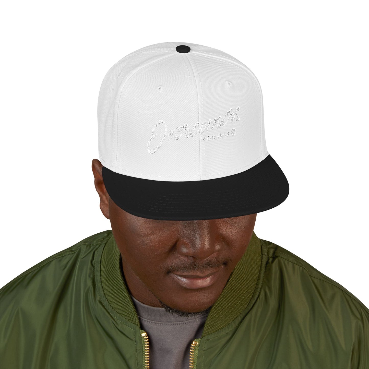 Embroidered 'Dreamers' Snapback Hat – Flat Brim Adjustable Cap