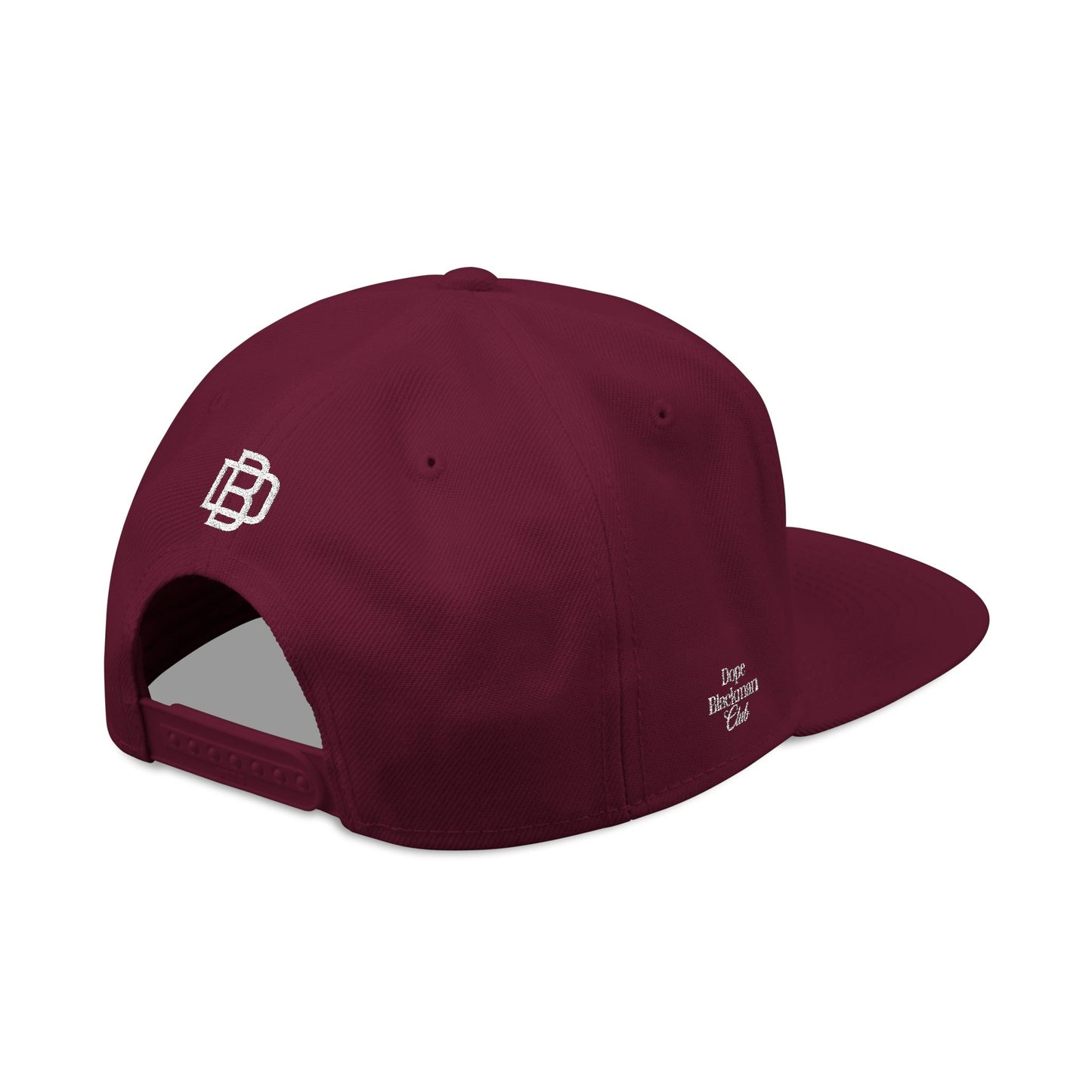 Snapback Hat — "Dope Blackman Club" Embroidered Streetwear Cap