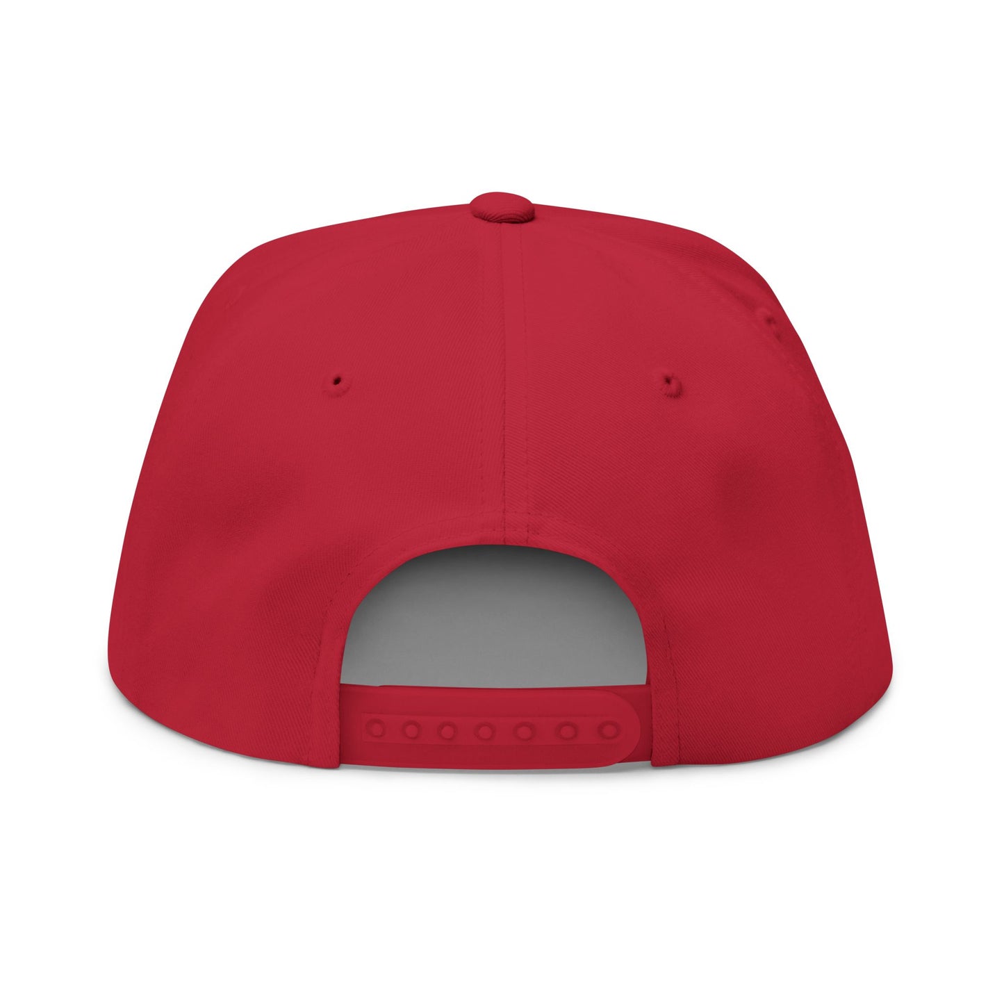 MS Embroidered Gold Monogram Flat Bill Cap