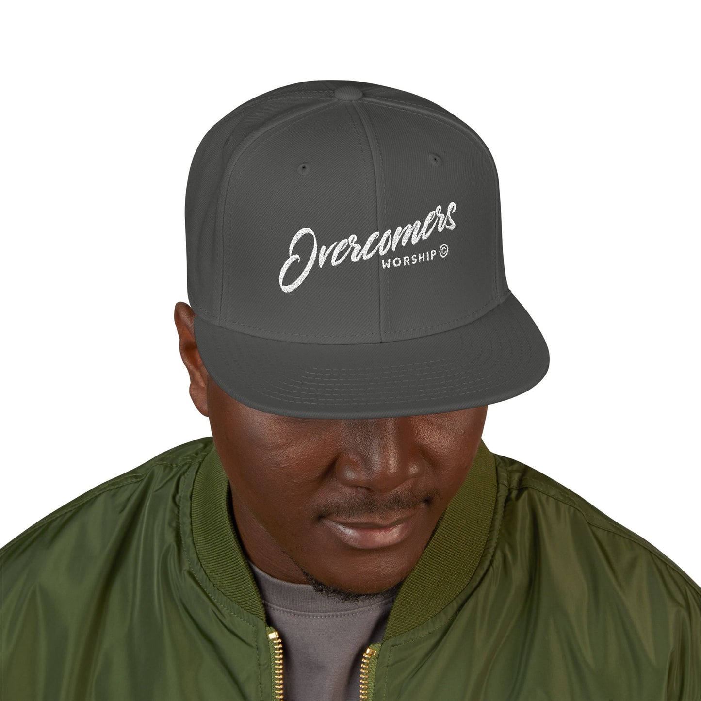 Embroidered 'Dreamers' Snapback Hat – Flat Brim Adjustable Cap