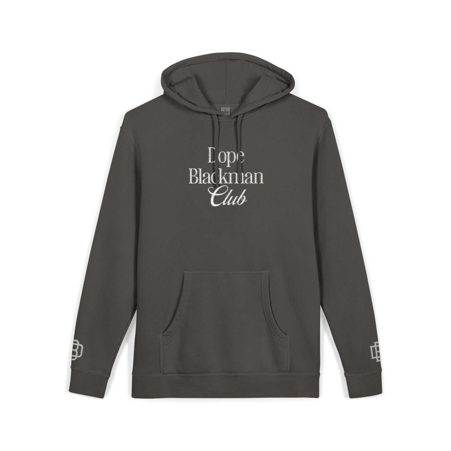 Hoodie — Dope Blackman Club Pigment-Dyed Pullover
