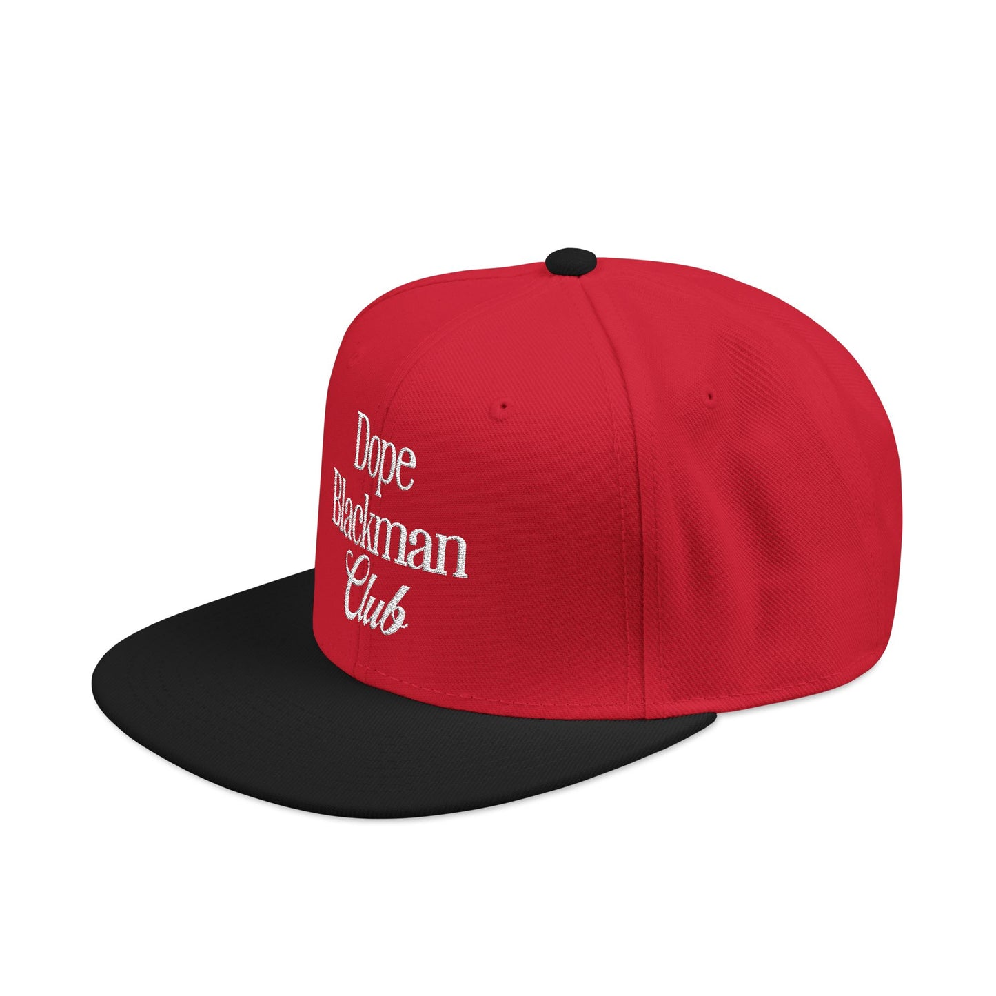 Snapback Hat — "Dope Blackman Club" Embroidered Streetwear Cap