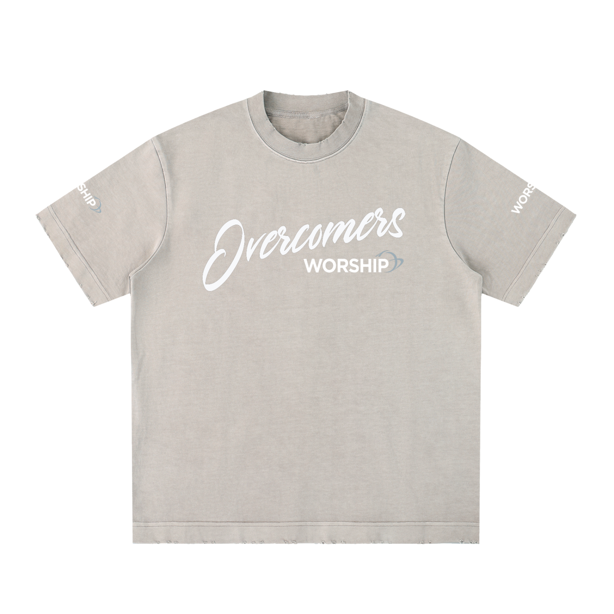 Heavyweight Vintage Washed Frayed T-Shirt