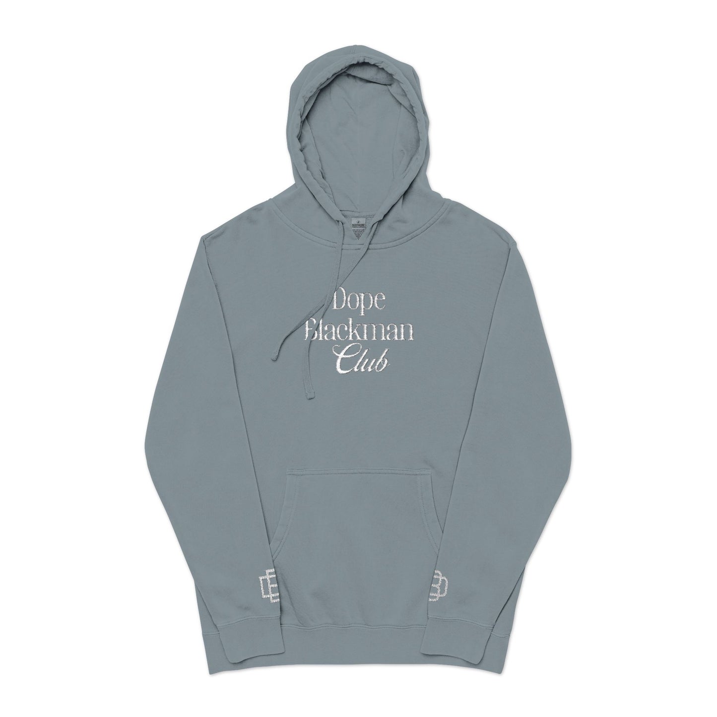 Hoodie — Dope Blackman Club Pigment-Dyed Pullover