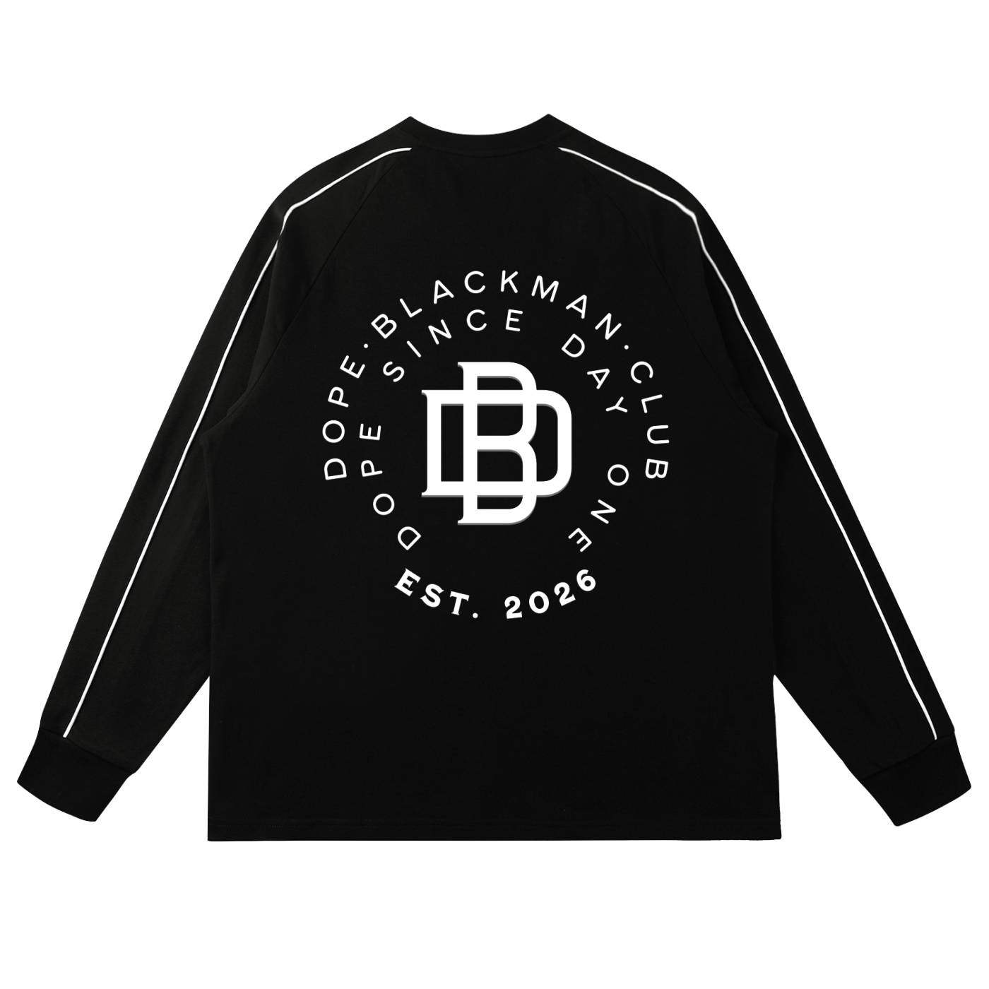 Contrast Panel Raglan Sweatshirt(DBC Edition)