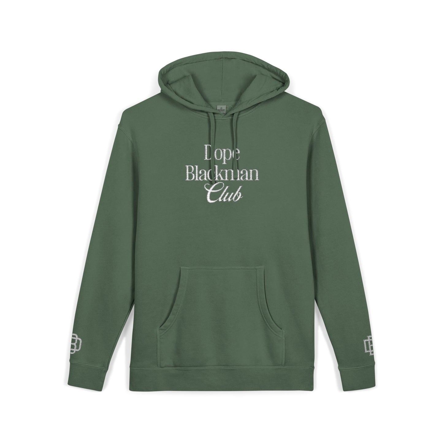 Hoodie — Dope Blackman Club Pigment-Dyed Pullover