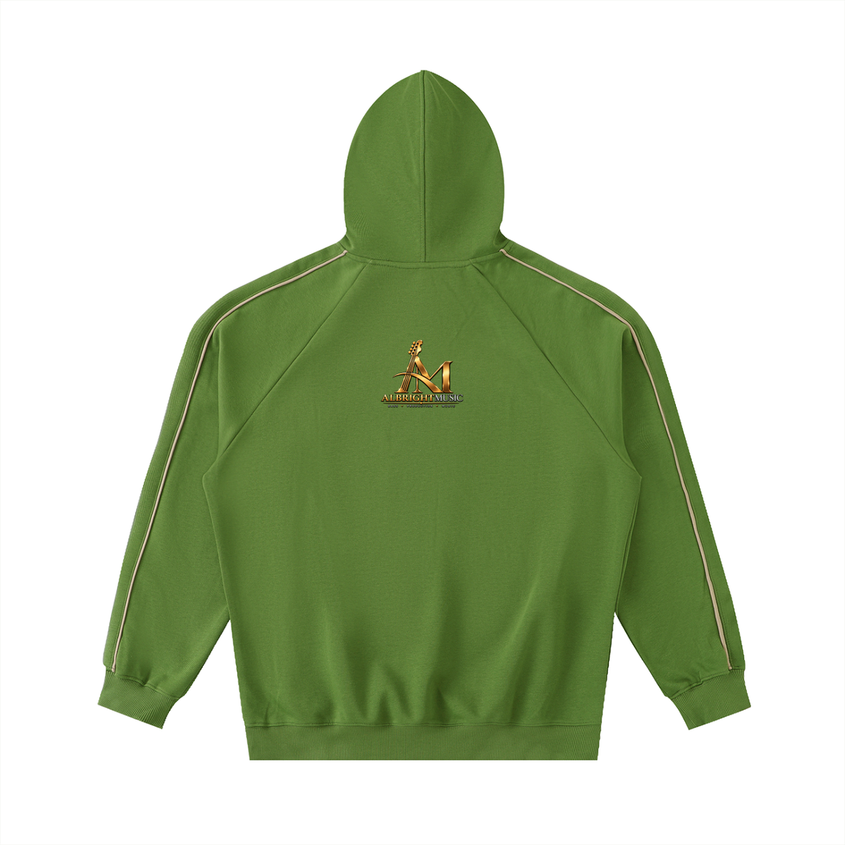 Contrast Piping Raglan Hoodie (AM)