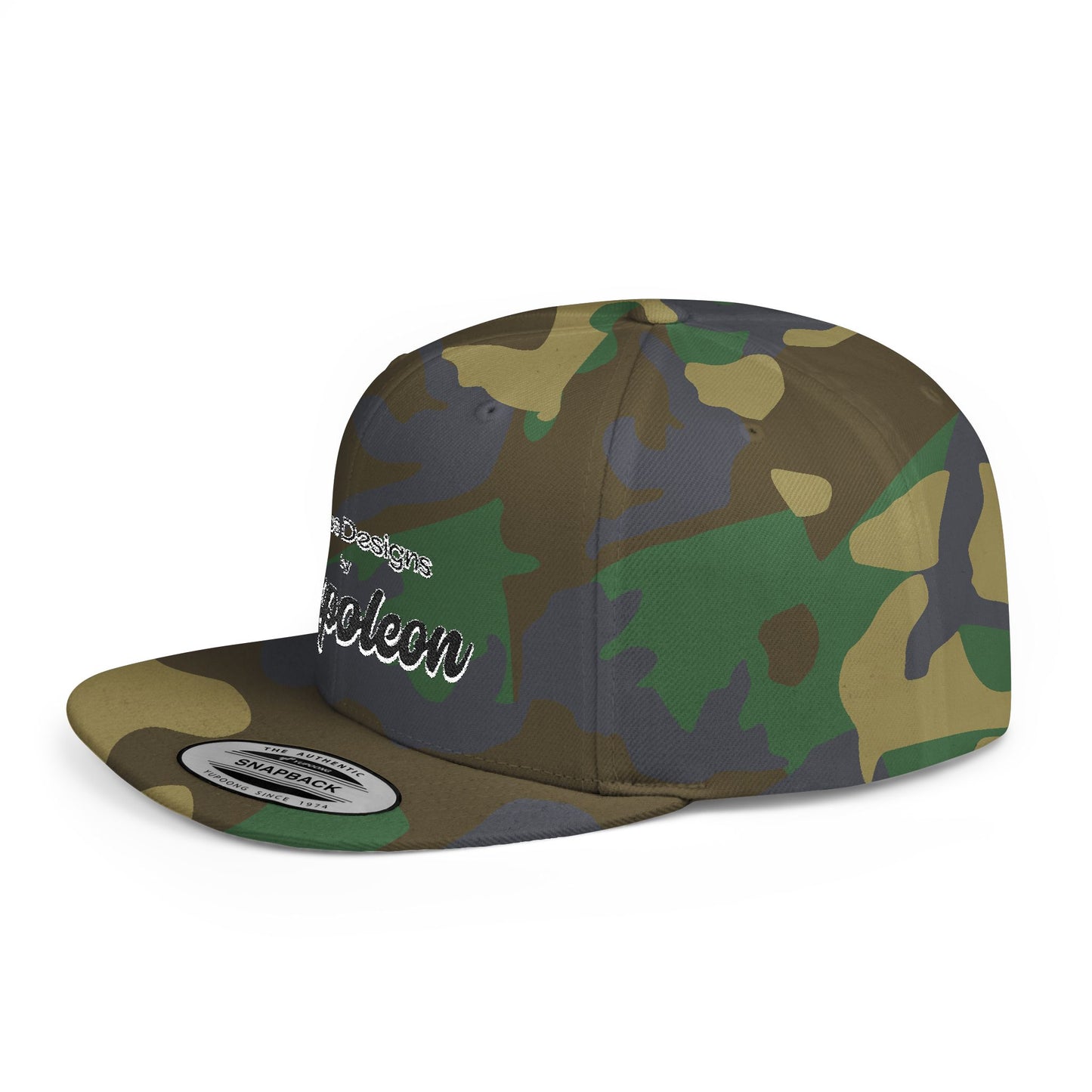 Napoleon Logo Flat Bill Snapback Hat