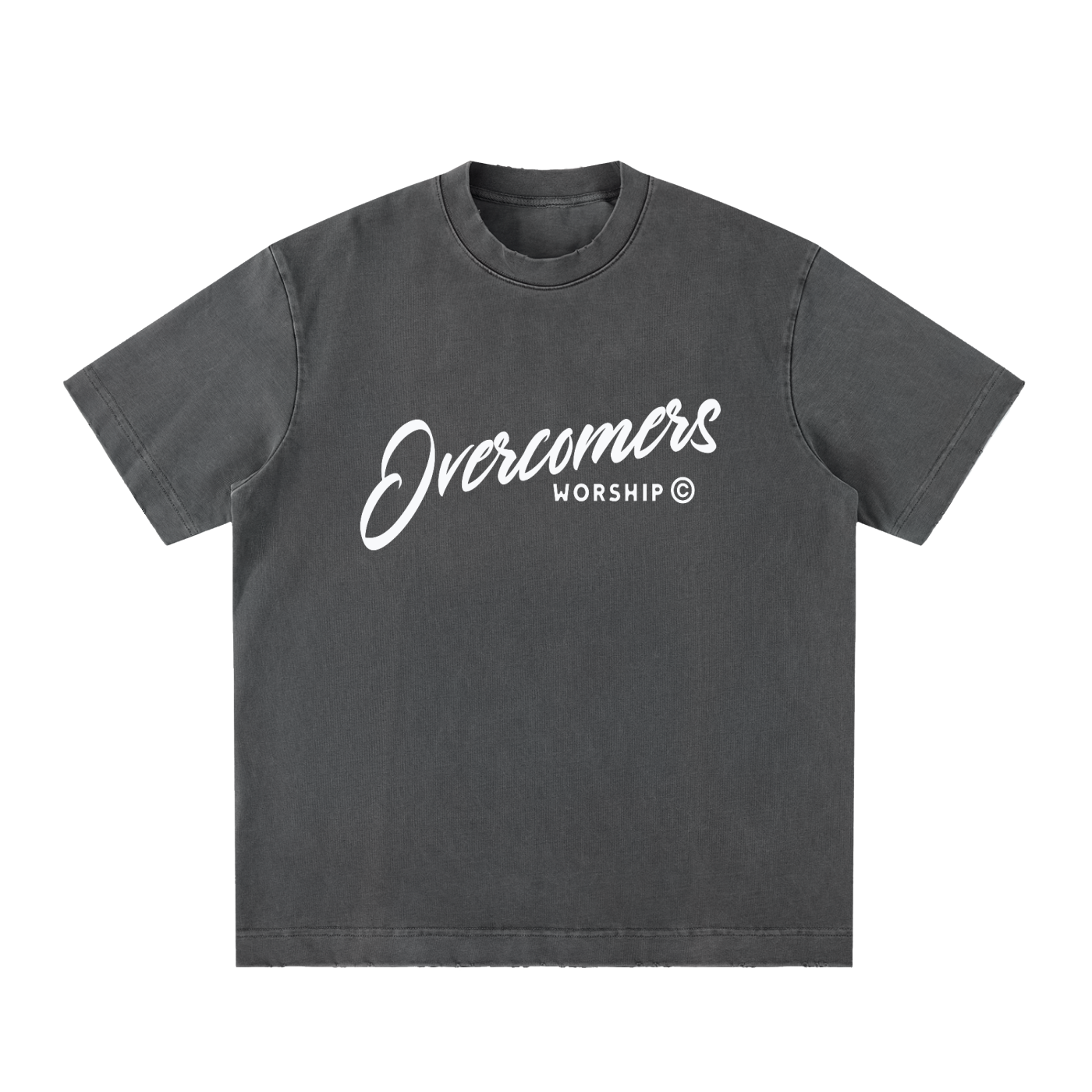 Overcomers Worship Team Tee – Heavyweight Frayed Edition